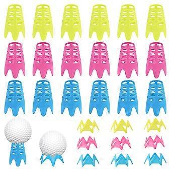 Golftees Kunststof - 27 Stuks Verstelbaar - Lichtgewicht - Voor Binnen En Buiten - Golfsimulator Accessoire