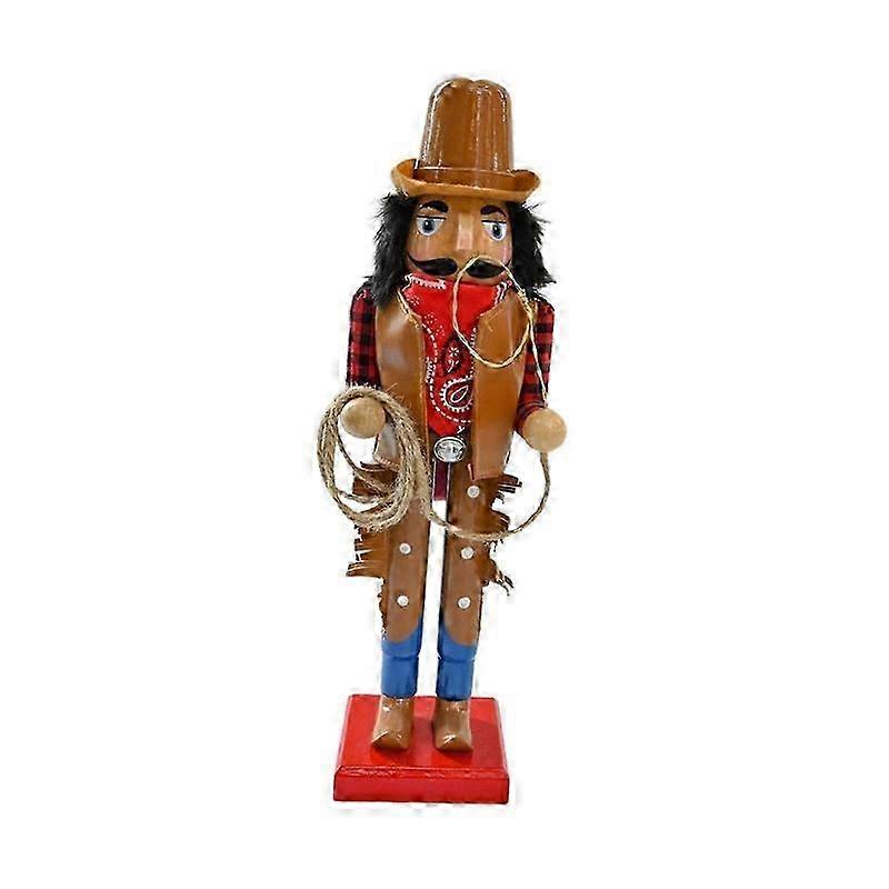 Festive Wooden Nutcracker Figure