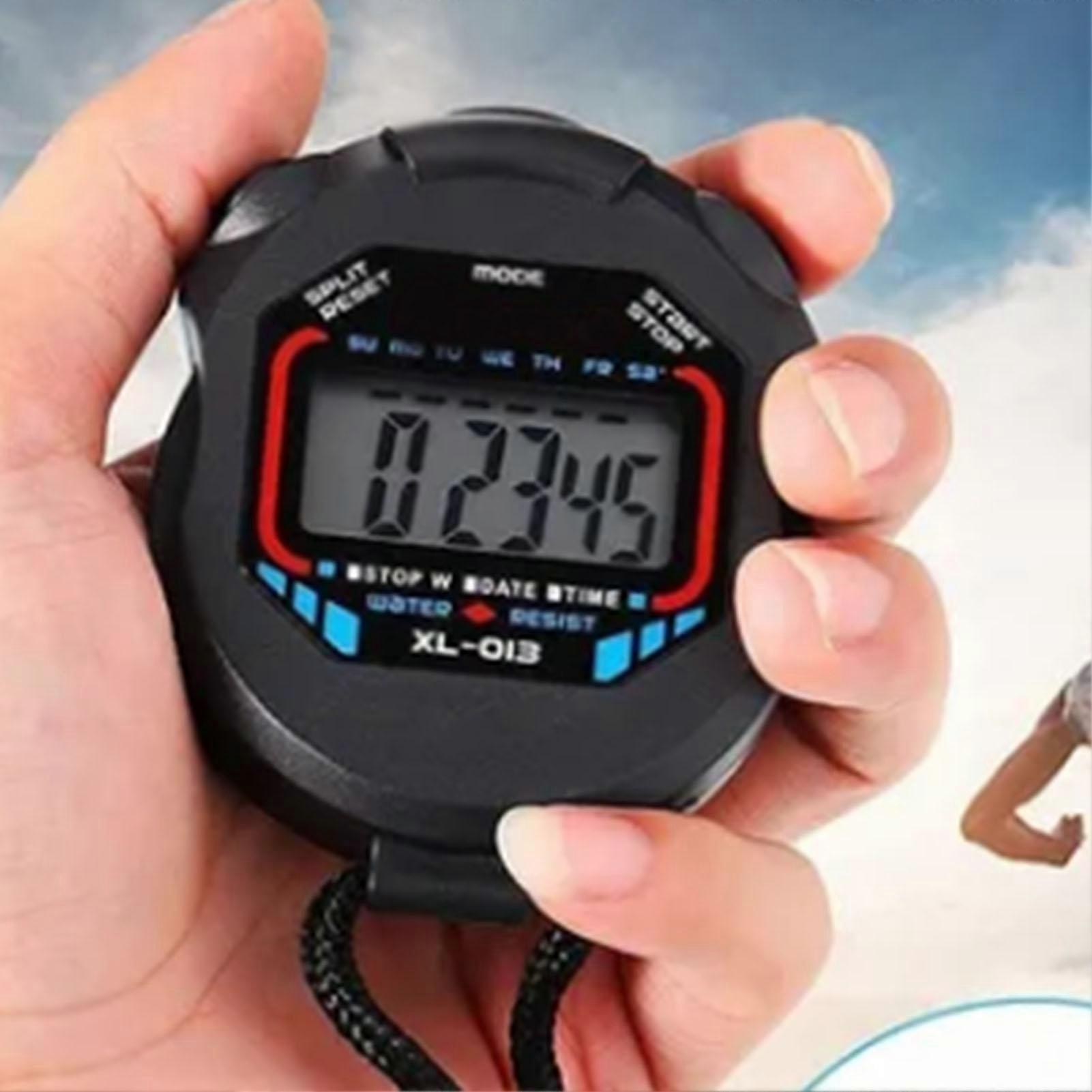 013 Electronic Stopwatch Multifunction with Button Cell Sport Stopwatch Timer for Running