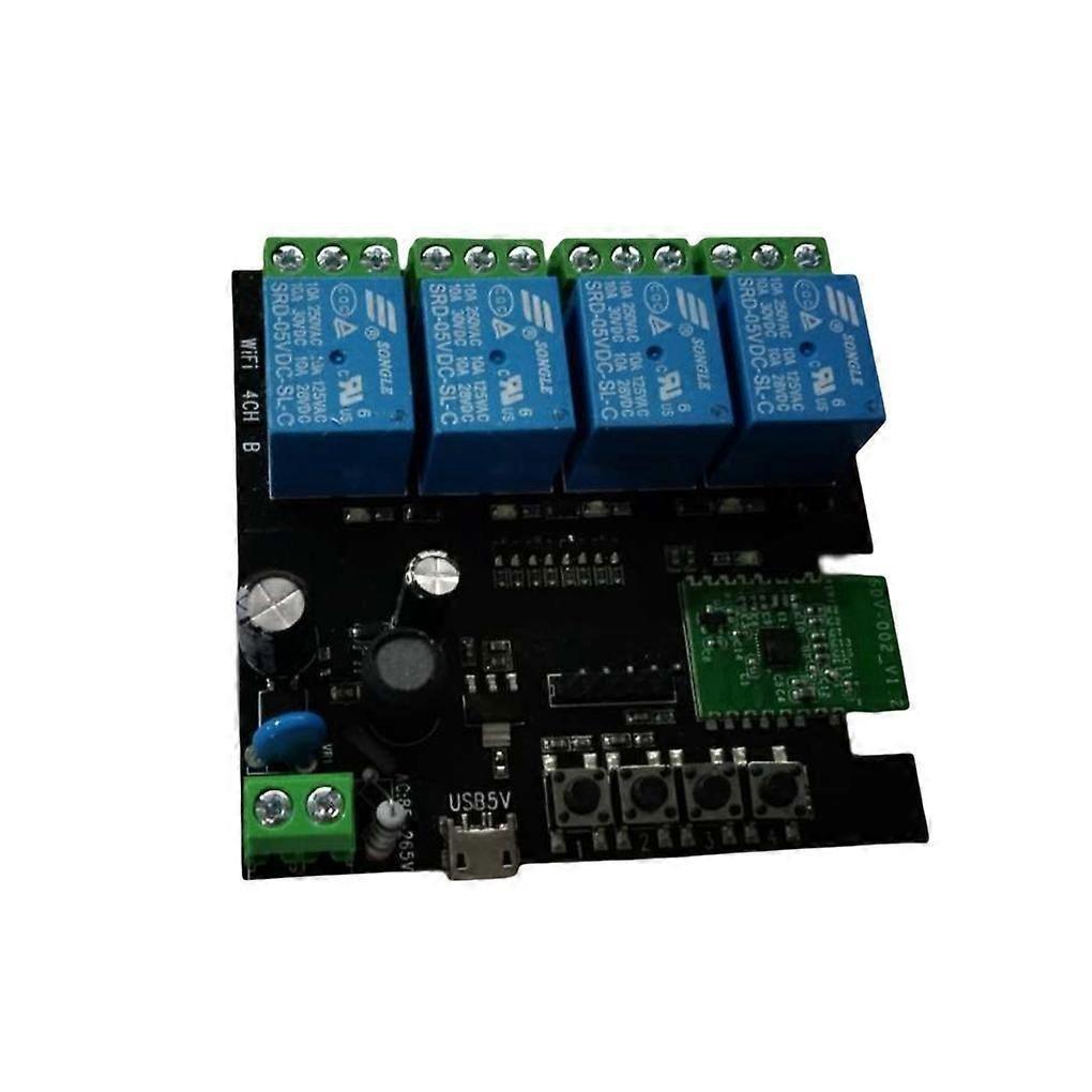 WiFi Relay Remote Control 4 Channels Controlling Switch Module Accessory-SSZFV