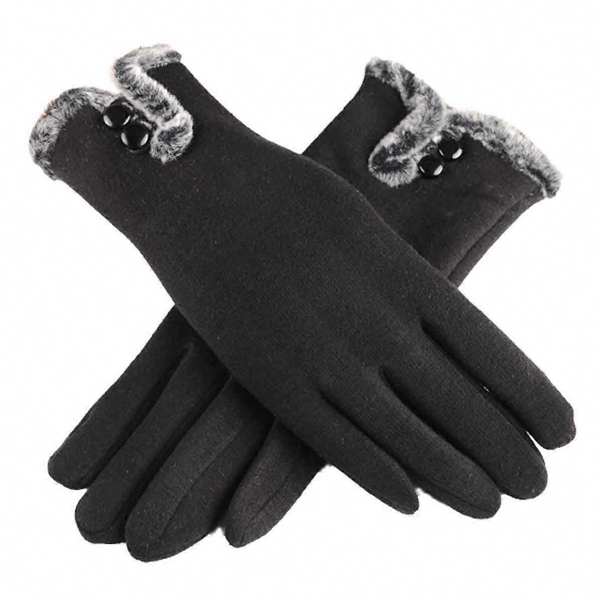 Winter Gloves Fleece-Lined Touchscreen Warm