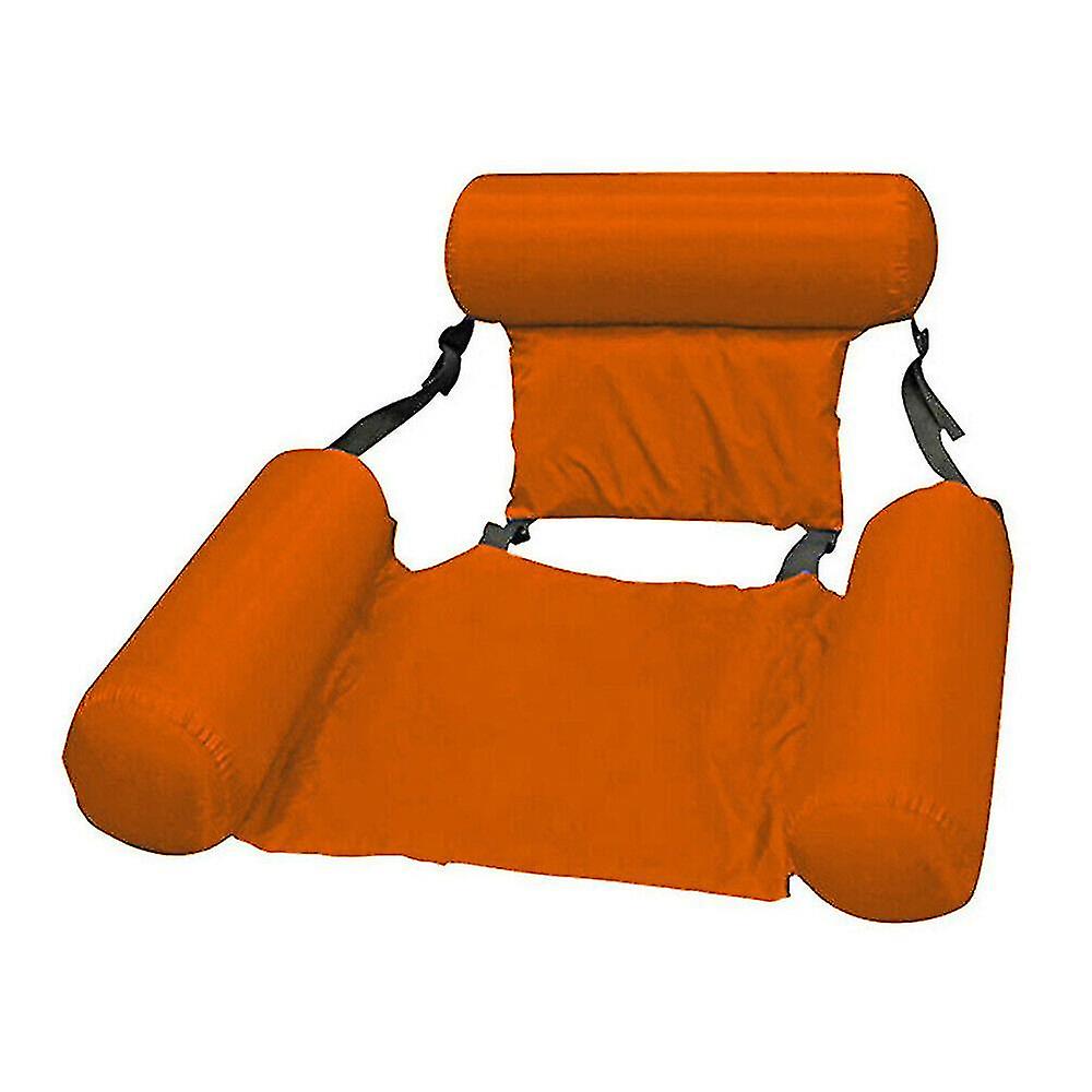 Blue Floating Chair Pool Seat Inflatable Lazy Water Bed Lounge Chair Toy