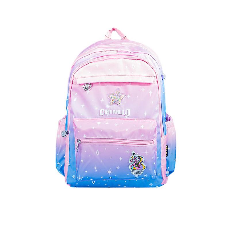 Kids Child Backpack Toddler School Bag Princess Wind Lightweight Spine-protective Large Capacity Waterproof