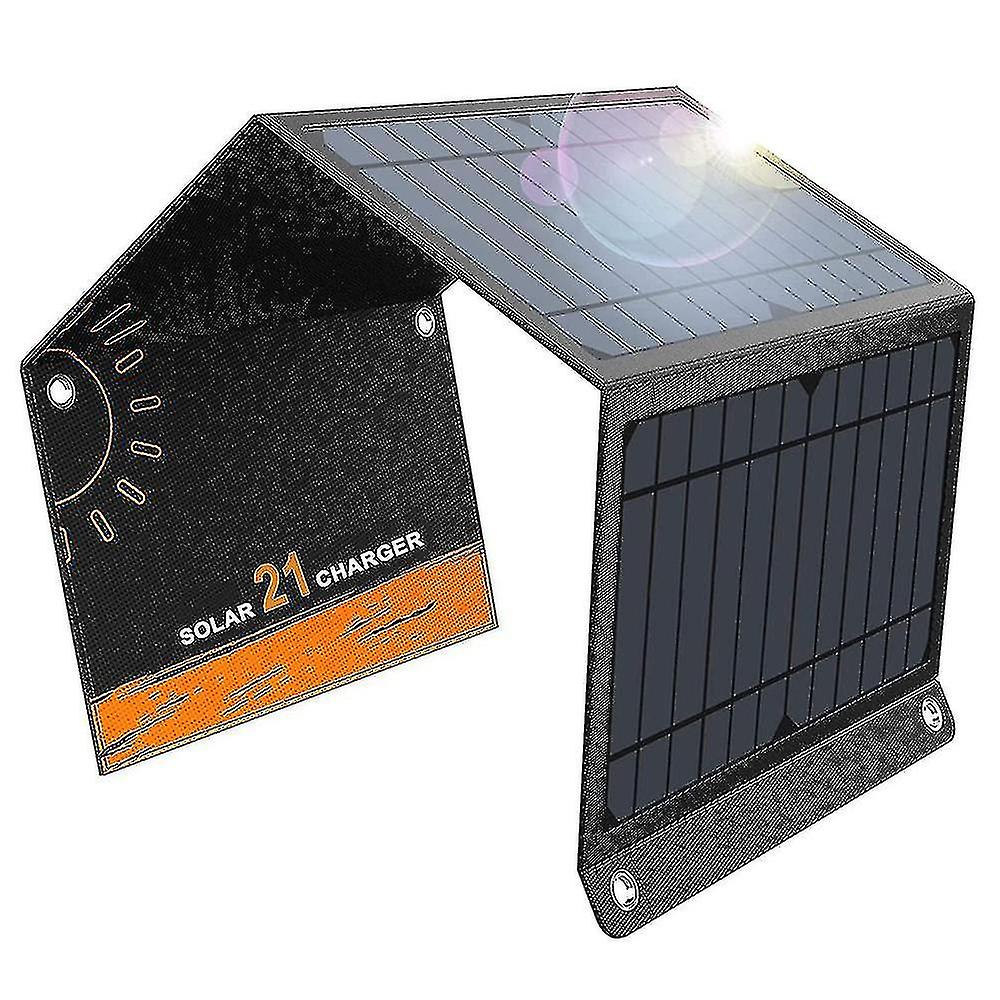 Solar Panels With 3 Piece Foldable Panel Has High Rate Portable Solar Ph Charr Compatible With Ces