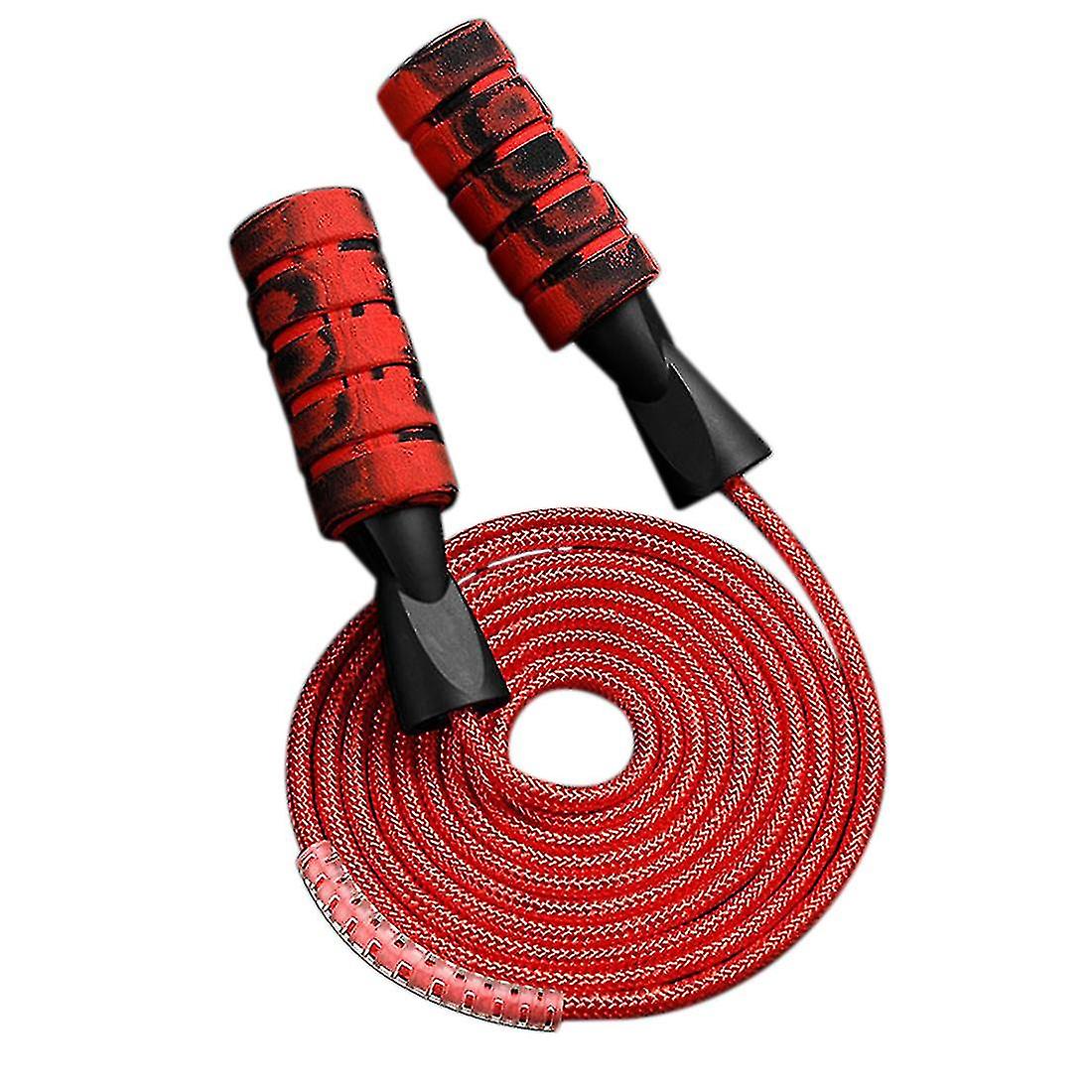 Jump Skipping Ropes Cable Adjustable Speed Thick Double-bearing A