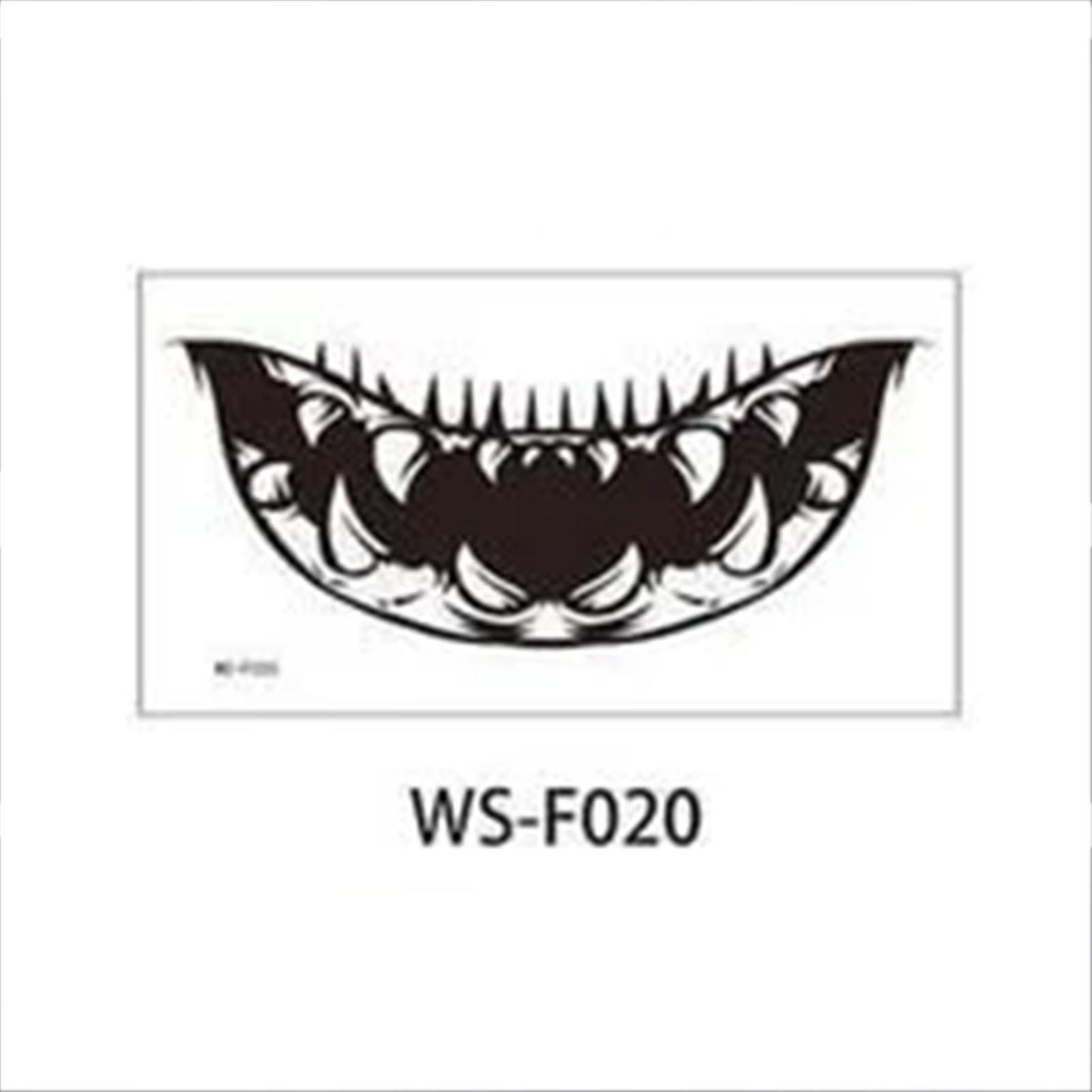 Halloween Makeup Tattoos Fade-resistant And Waterproof Suitable For Halloween Decorations