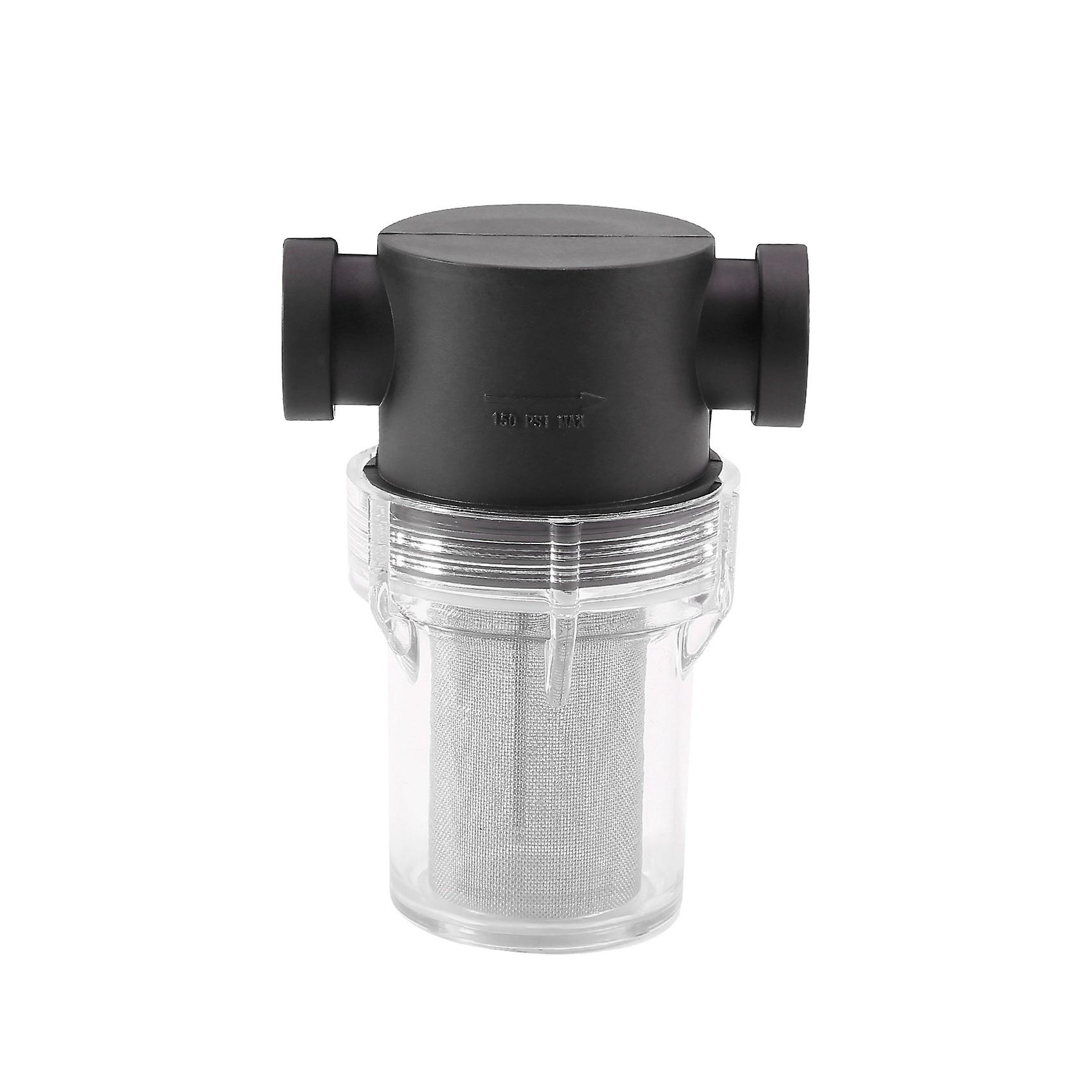 Car Washing Filter 1/2 Inch Inline Mesh Strainer Water Pump Irrigation High Pipeline Filter Inlet W