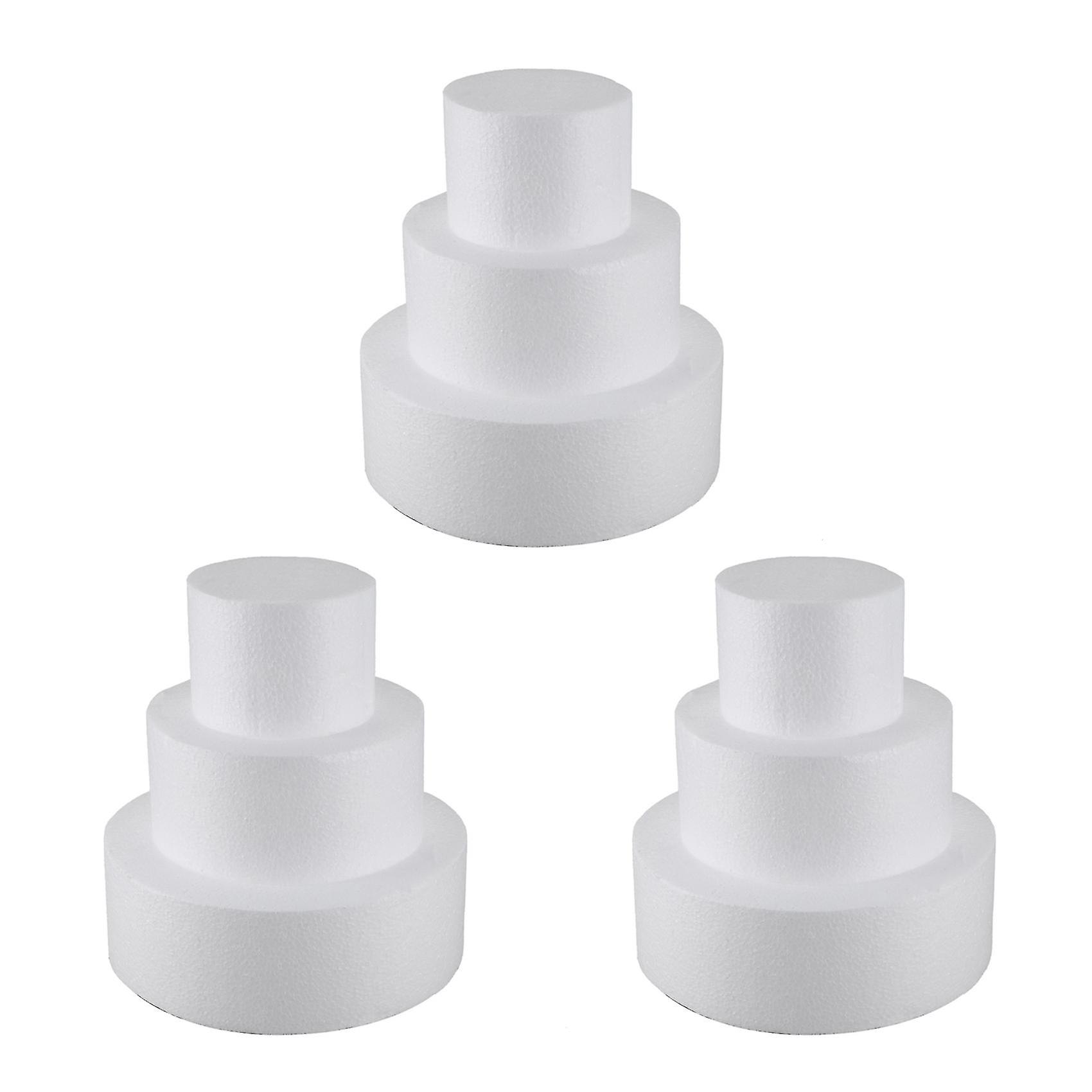 Round Cake Dummy (cake Dummy Set 4 Inch 6 Inch 8 Inch)