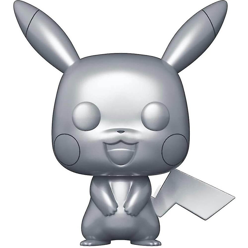 Pokemon Pikachu Silver Metallic Pop! Vinyl