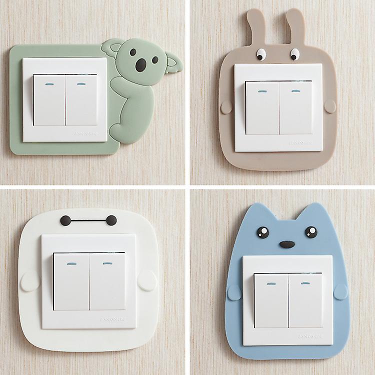 4pcs Switch Wall Autops, Light Switch Autocollants
