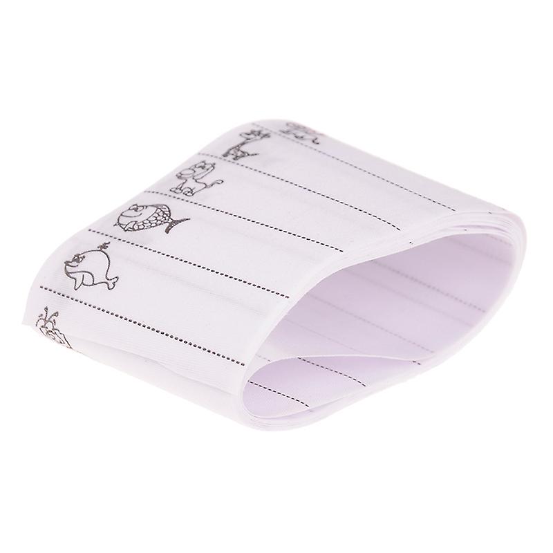 100pcs Washable Iron On Name Colthing Labels School Garment Fabric Tags Marker