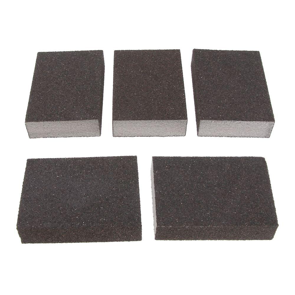 5pcs Sanding Sponge Sheet Abrasive Pad Tool Tool 120-180 Fine