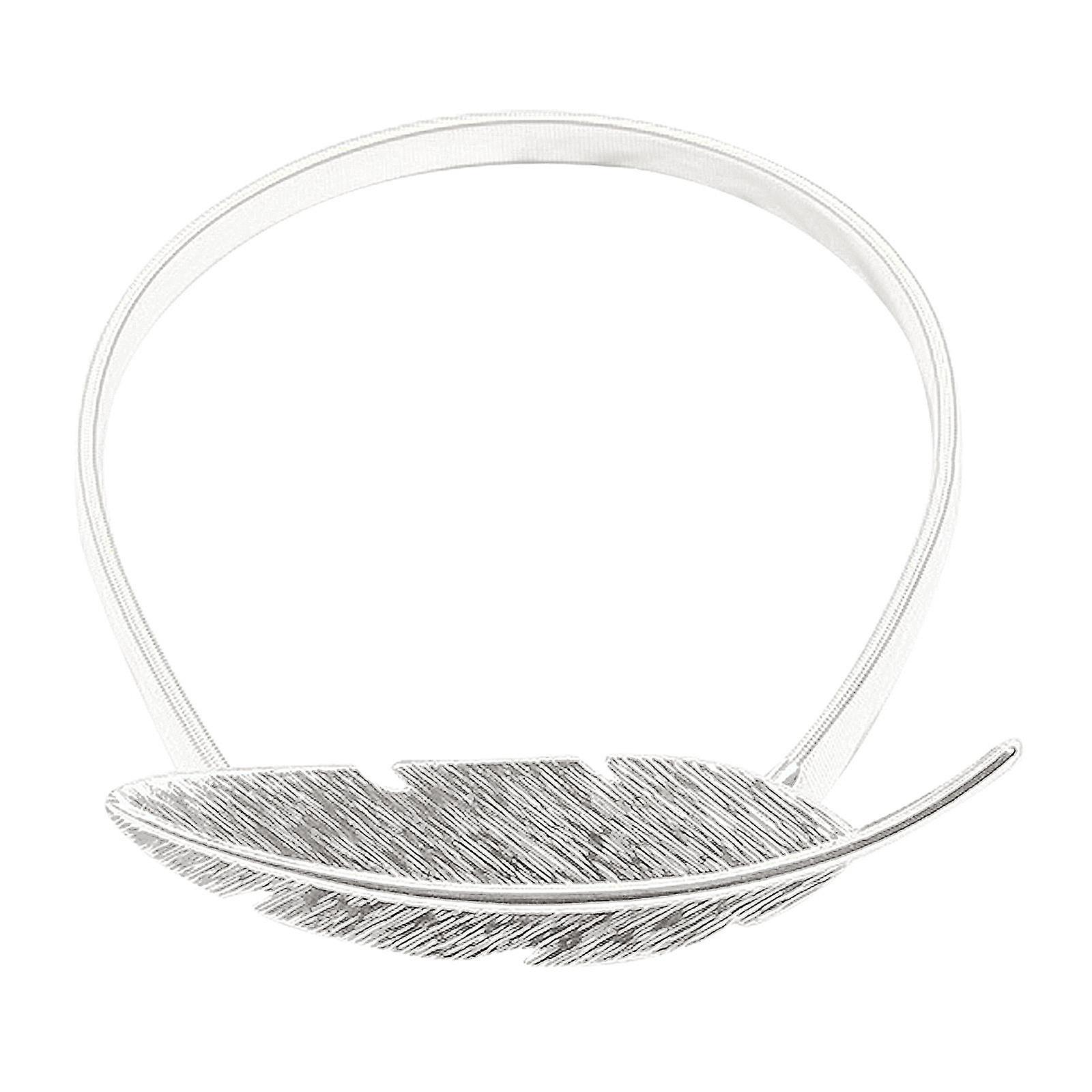 Bedroom Window Curtain Tie Rope Backs Holdbacks Rods Holders Feather Silver