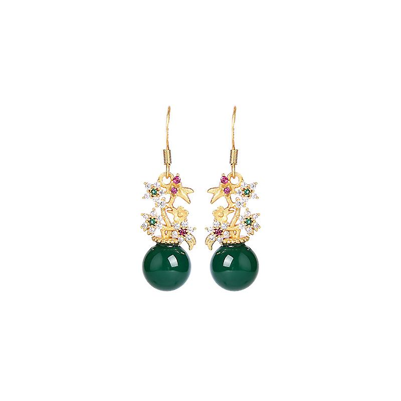 Jade Medallion Earrings