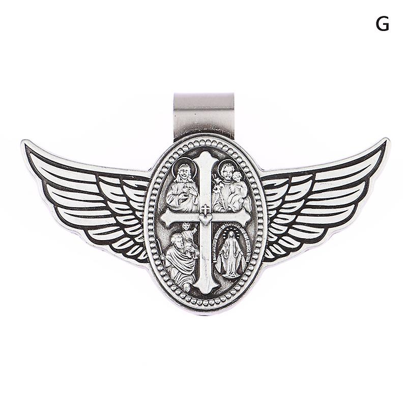 Multiple Styles Christopher Medal For Car Visor Clips Catholic Visor Clips
