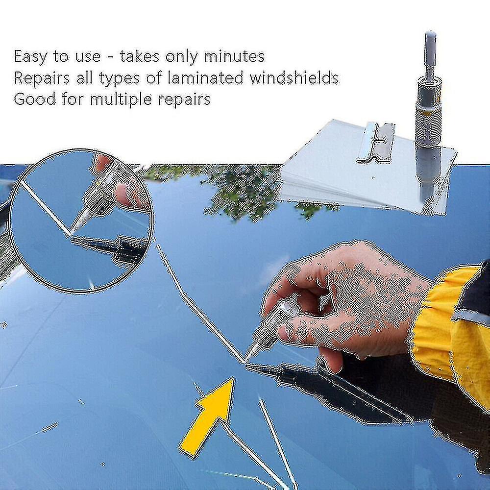 Glass Fluid And Car Window Crack Chip Repair Tool Resin Windscreen Windshield Repair Diy Tools Kit