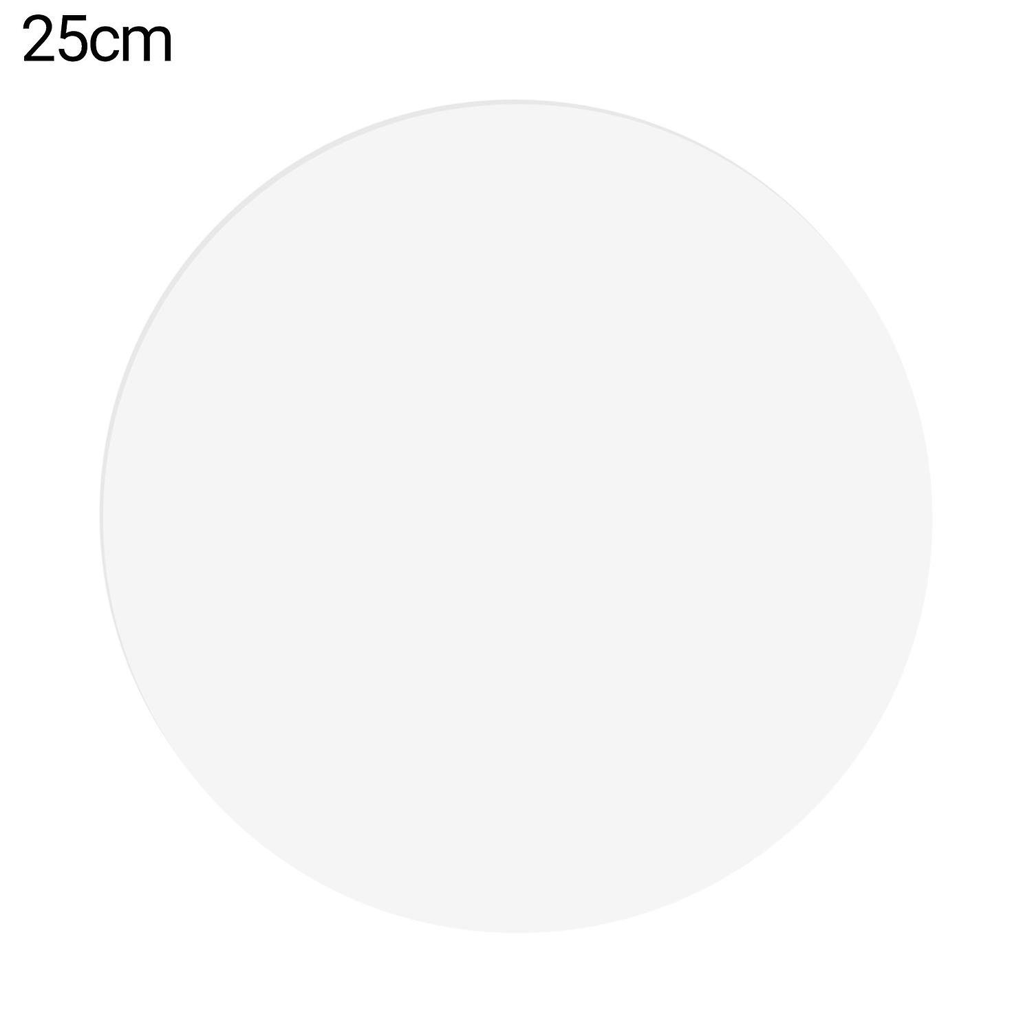 Practical Round Edge Cake Disk Non-stick Transparent Acrylic Cake Base Board for Cakes Serving