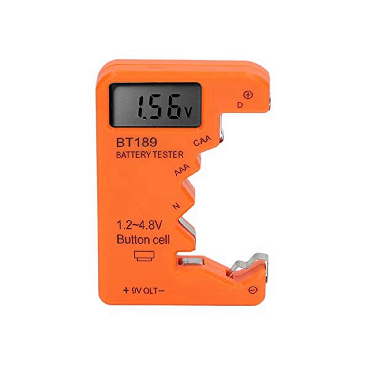 4Pcs Battery Tester Checker, Universal Battery Tester for AA AAA 6F22 9V 1.5V Battery, for Househol