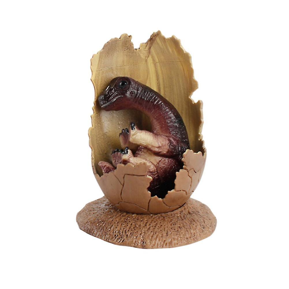 1pc Half Hatched Dinosaur Egg Model Decor Large Size Hatching Dinosaur Eggs Model Simulated Jurassic
