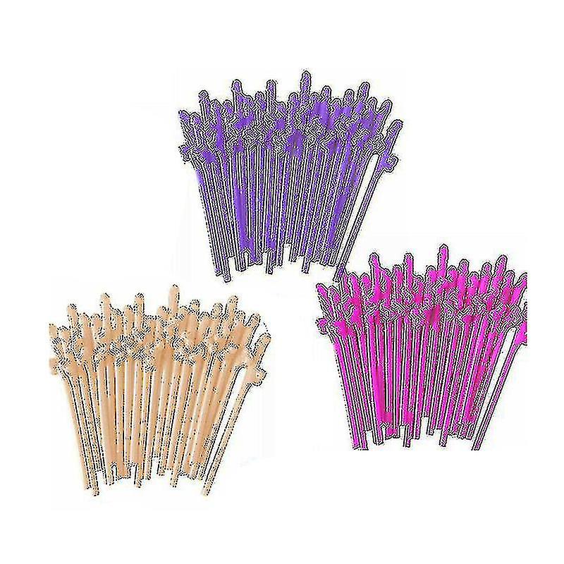 20 Bird Shaped Plastic Straws Novelty Drinking Straws