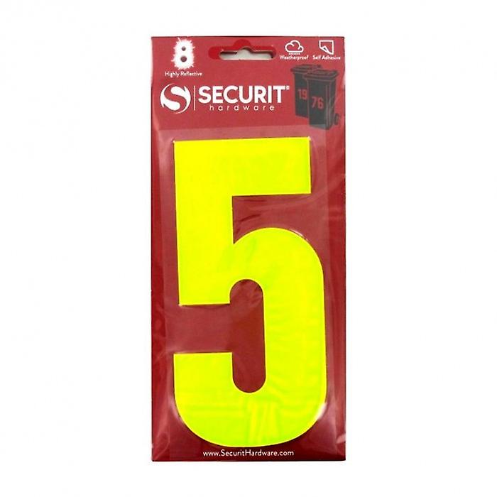 Securit No 5 Hi-Vis Bin Number