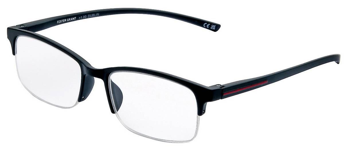 Foster Grant Dublin Reading Glasses - Matte Black