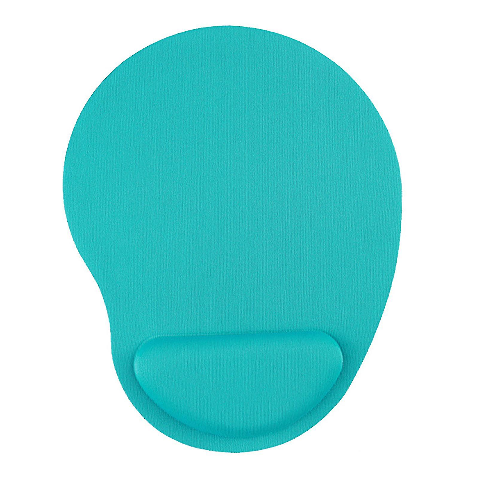 Blue Green Ergonomic Wrist Rest Mouse Pad Soft Comfortable for Home Office Gaming