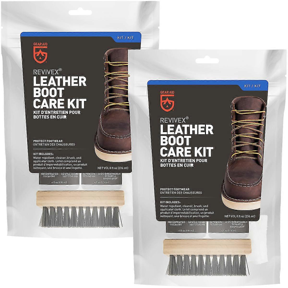 Gear Aid Revivex Leather Boot Care Kit - 2-Pack