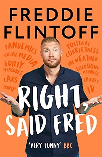 Right Said Fred by Andrew Flintoff Paperback Book