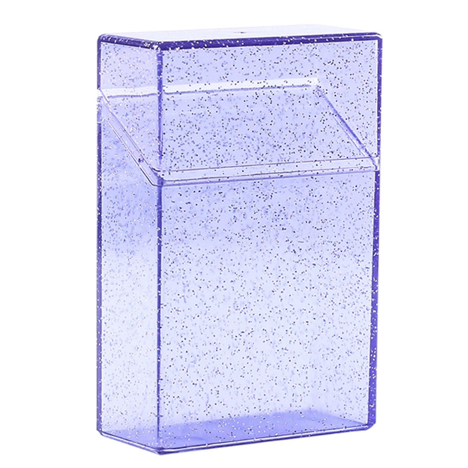 Cigarette Case Shining Clear Appearance Plastic Portable Cigarettes Box for Smoker