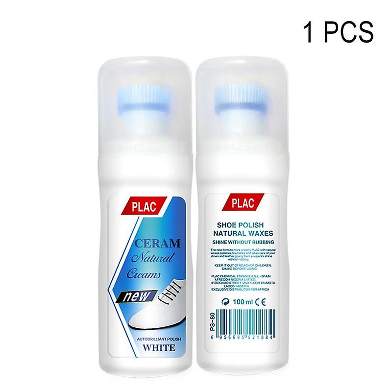 1 Pcs White Shoes Cleaner Whiten Refreshed Polish Cleaning Tool for Casual Leather Shoe Sneakers