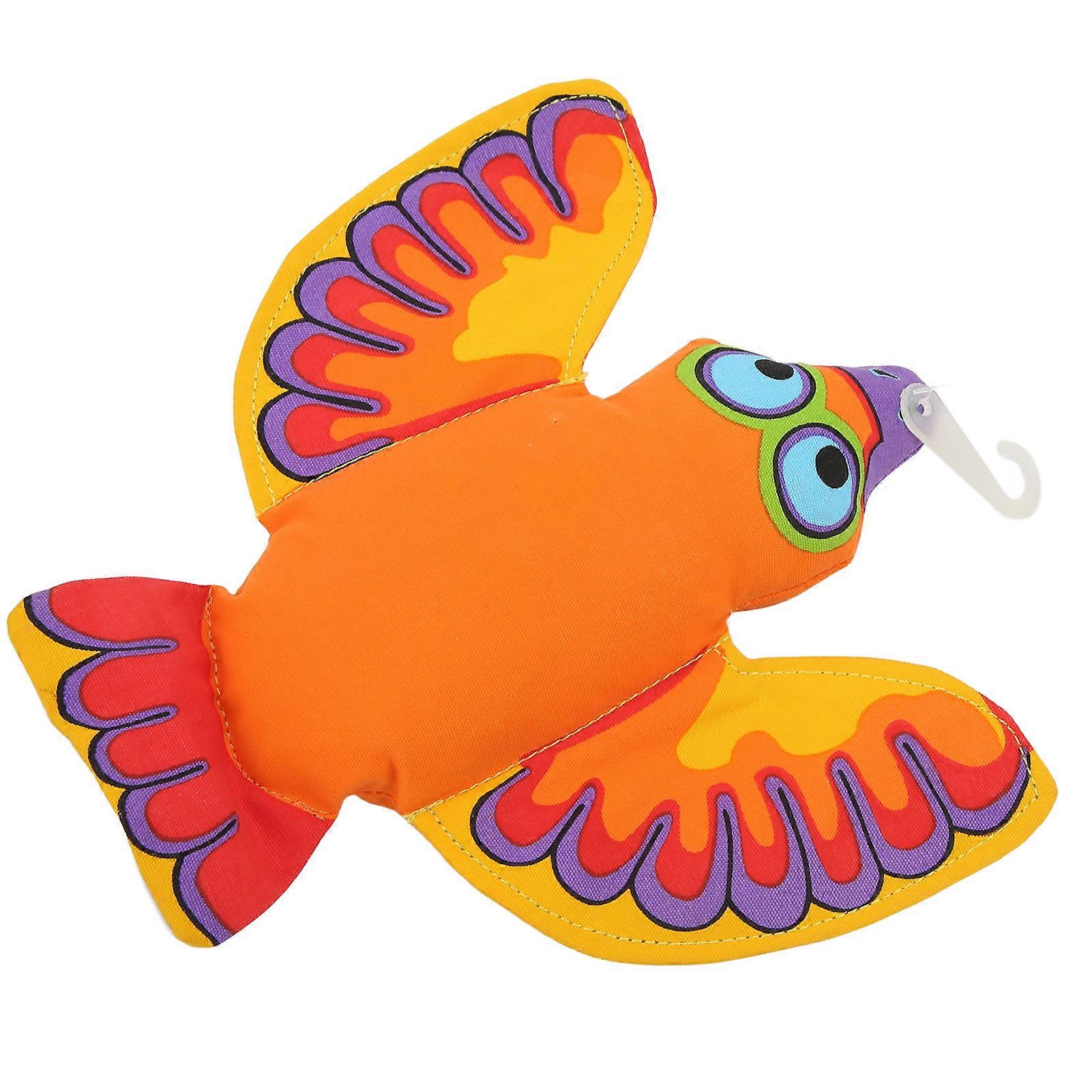 Bird Shaped Squeaky Dog Toy Dog Chew Toy Tooth Cleaning Toy with Squeak for Medium Sized Dog