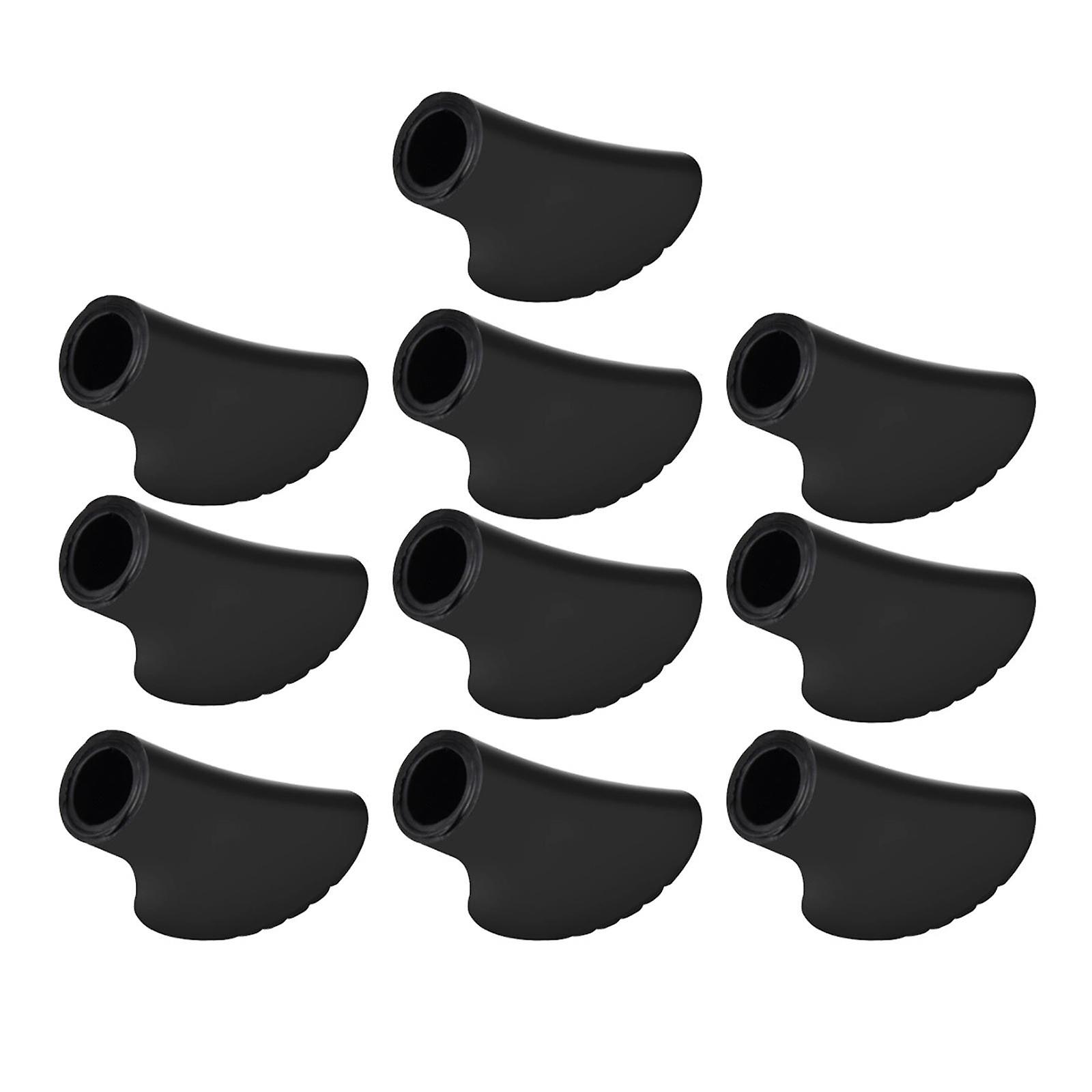 10 Pieces Climbing Trekking Pole Tips Protective Pads Tips Ferrule Part