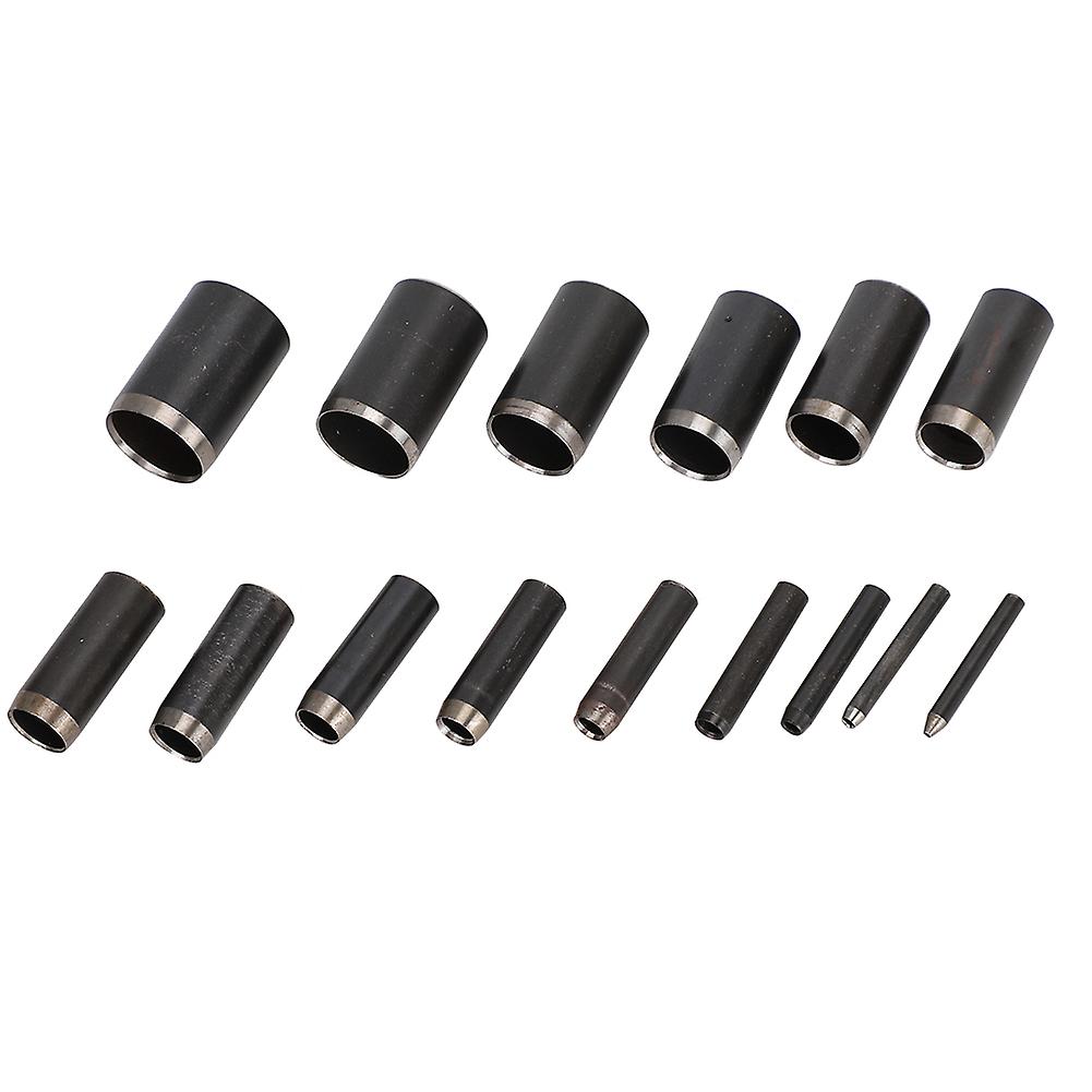 Leather V Shape Punch DIY Tool Tail Cut Puncher Round Belt Perforated Accessory Set