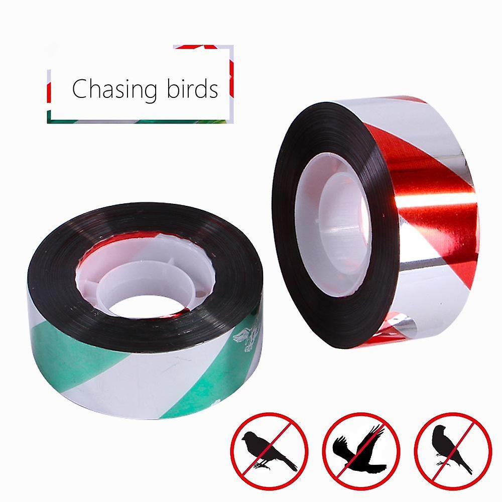 2 Pack Farm Bird Repellent Tape Reflective Tape Anti Bird Tape Effective Garden Bird Repellent Tape