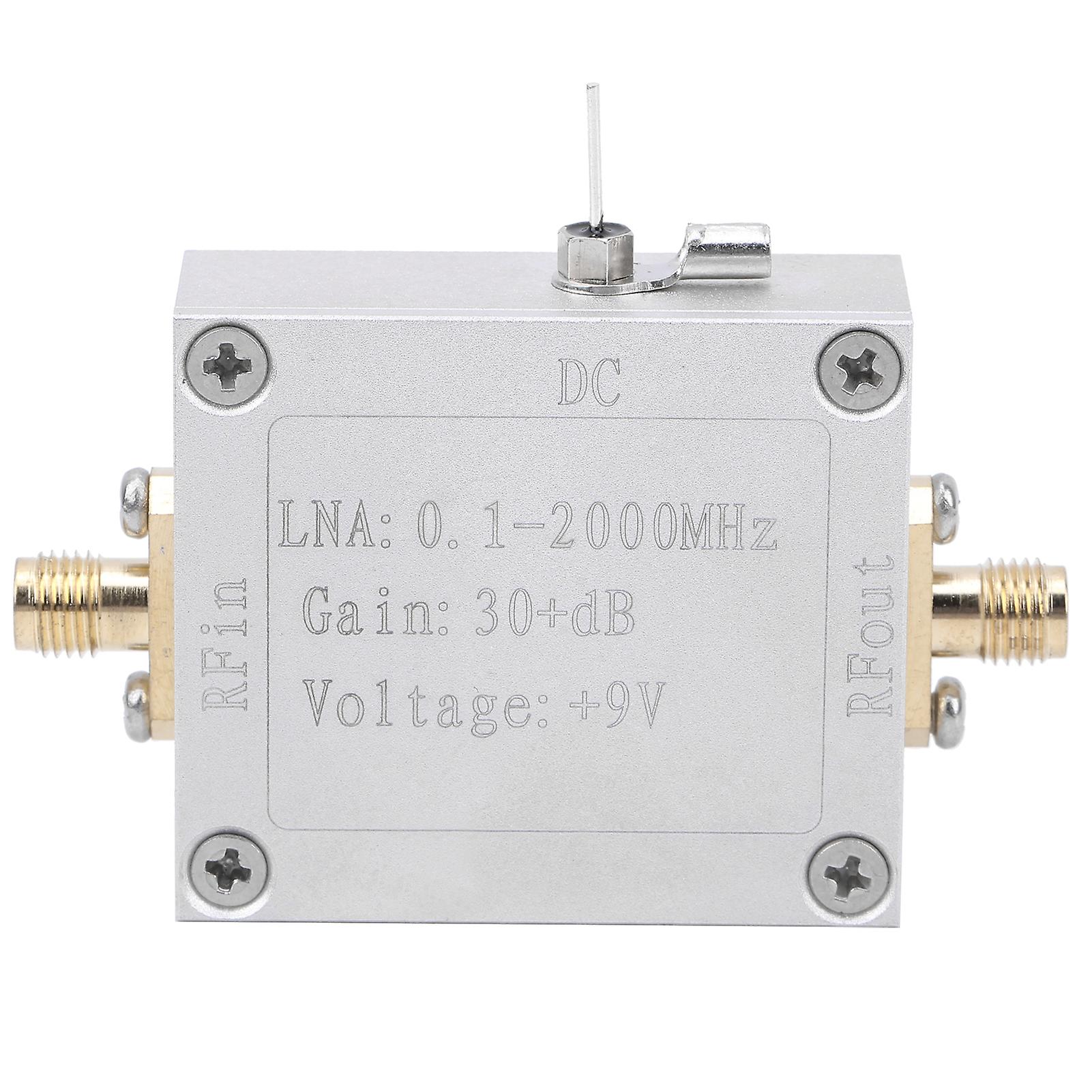Qukaim RF Verstärker RF Verstärker Breitband Low Noise Modul, Verstärkung für Hochfrequenz, elektronische Komponenten, geeignet für verschiedene HF