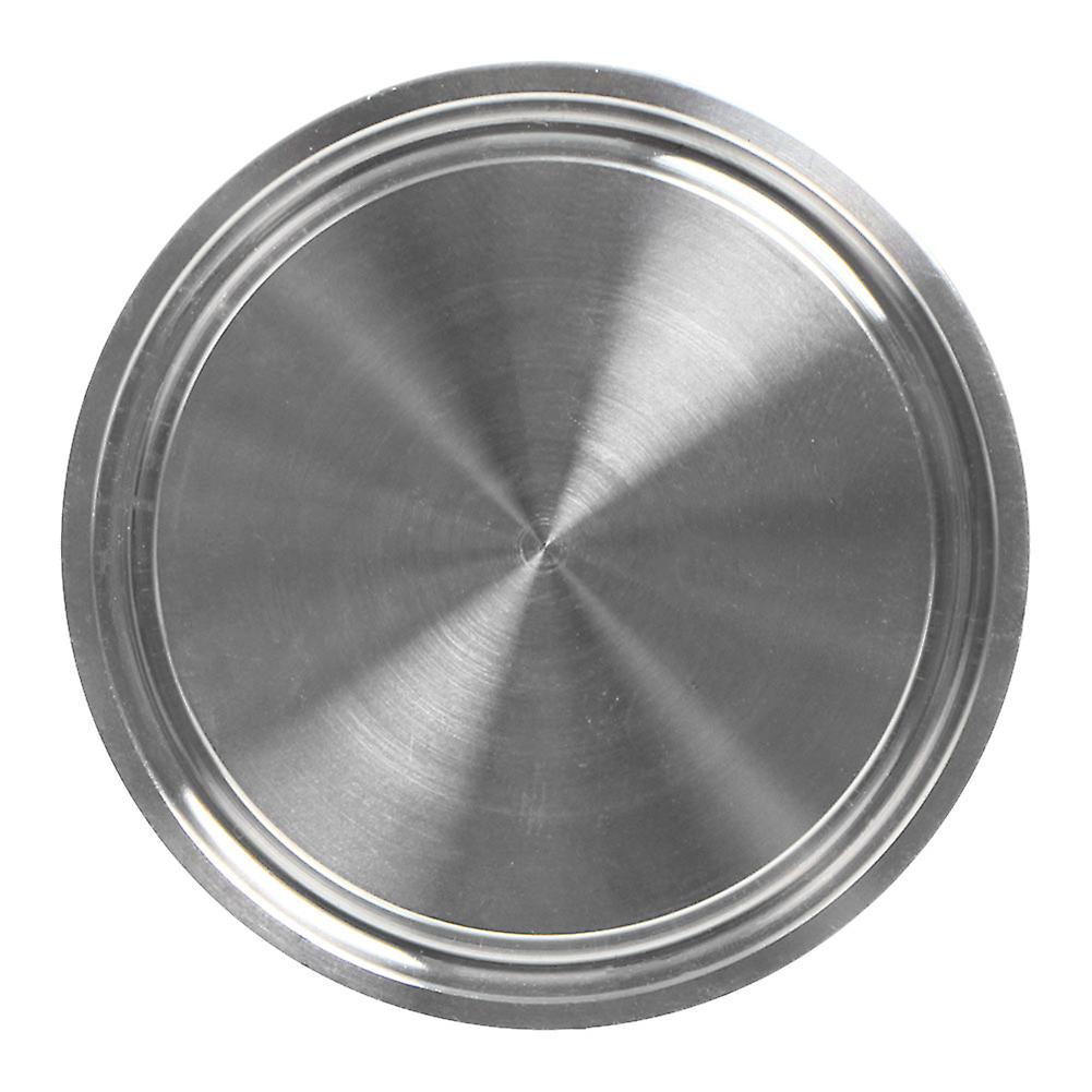 rustfritt stål solid sanitær endehette passer 2inch tri klemme ferrule flens