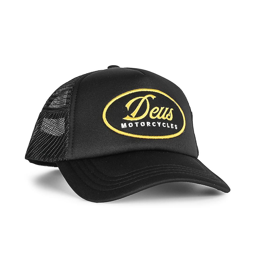 Deus Ex Machina Ride Out Mesh Back Trucker Cap - Schwarz