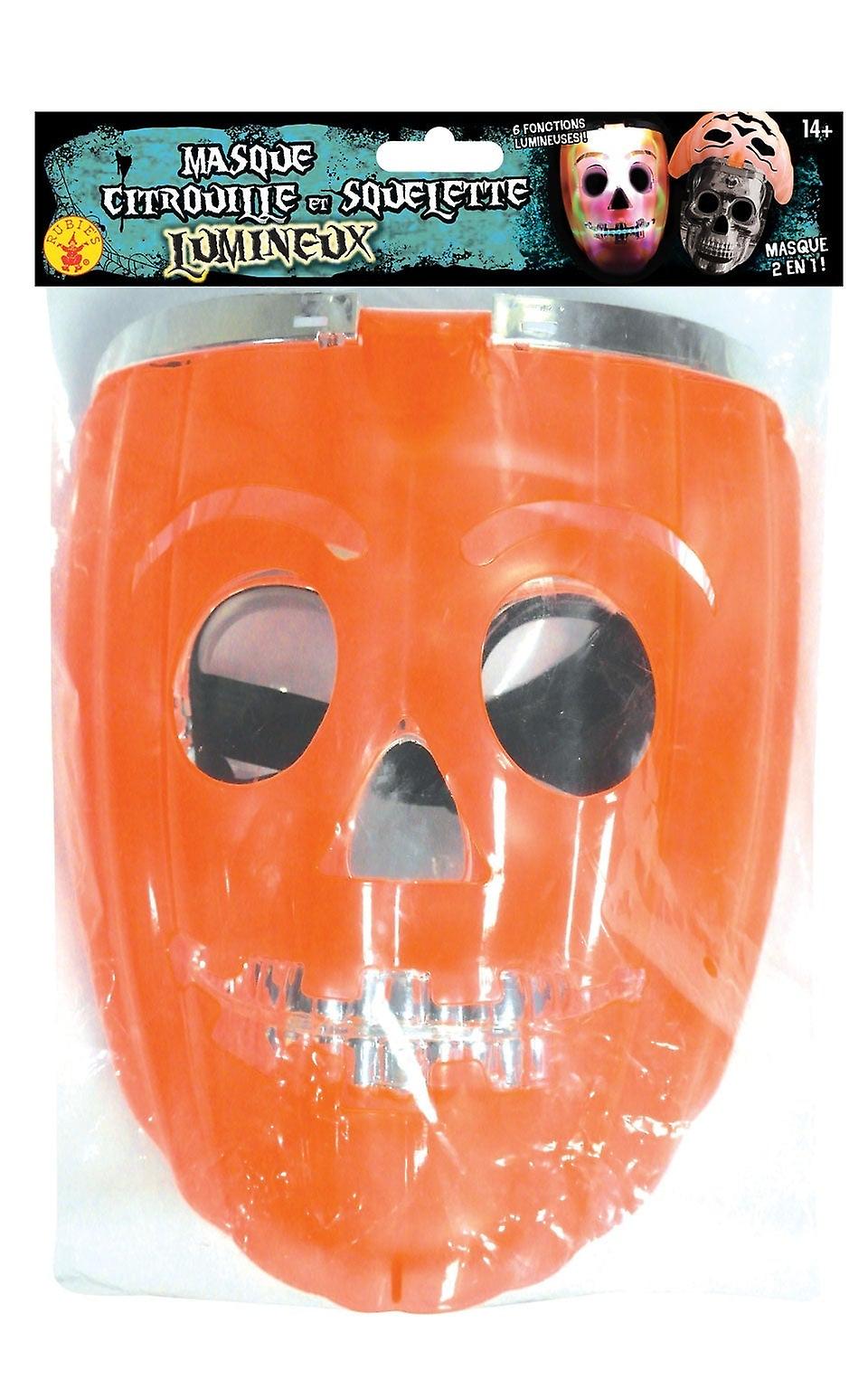 Glow In The Dark Pumpkin Mask 156297ns