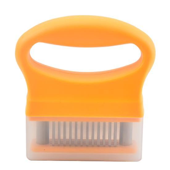 Meat Tenderizer with 48 Stainless Steel Ultra Sharp Needle Blades Rust-Free Kitchen Cooking Tool for Tenderizing