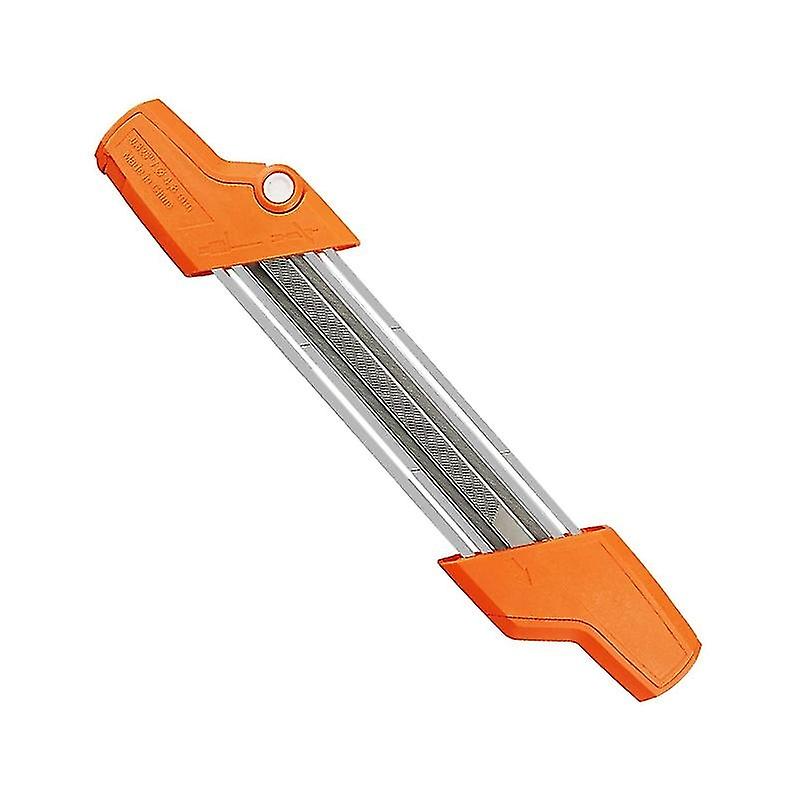 Orange 2 in 1 File Holder for Chainsaw Chain 3/8" P 4.0 Mm