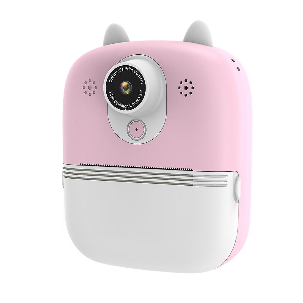 Instant Lcd Screen Kids Video Digital Camera Birthday Gift Pink