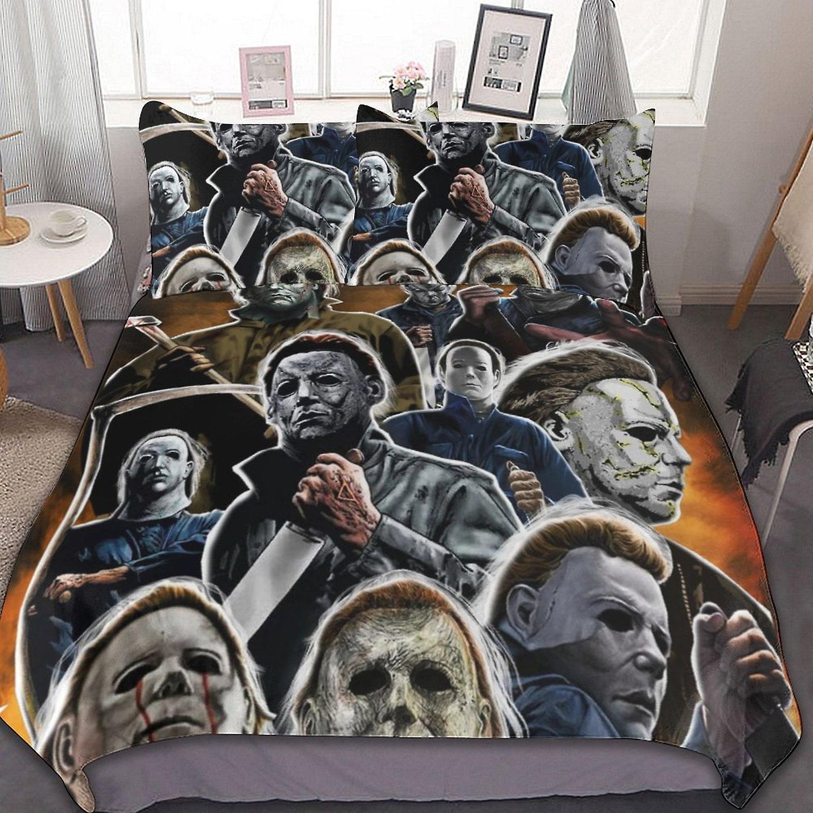 Michael Myers Halloween Pz Lenzuola Set Copripiumino Traspirante con  Pillow Sham Soft All Seasons Set Biancheria Da Letto - Main Image