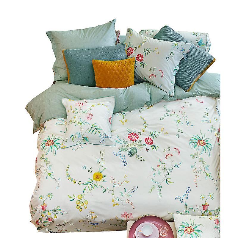 طقم غطاء لحاف قطني أبيض Pip Studio Fleur Grandeur أغطية لحاف King