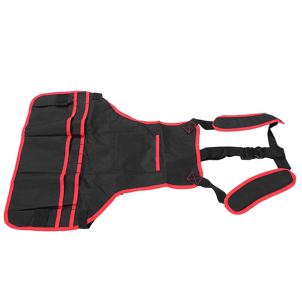Touch Tools Apron Multifunction Adjustable Polyester Garden Work Apron with Pockets Tools Aprons Organizer