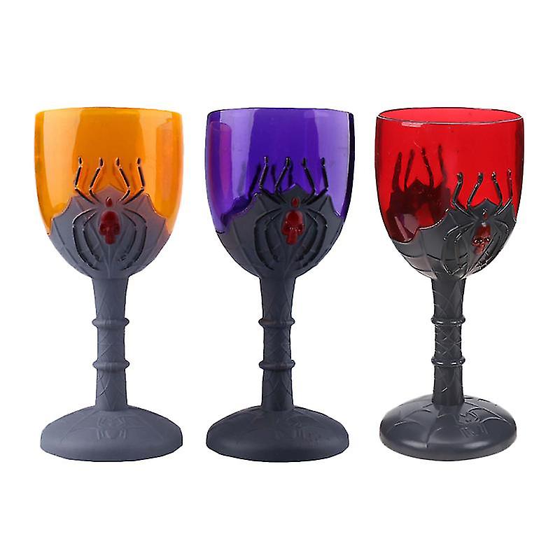 3pcs Halloween Goblets For Halloween Decorations