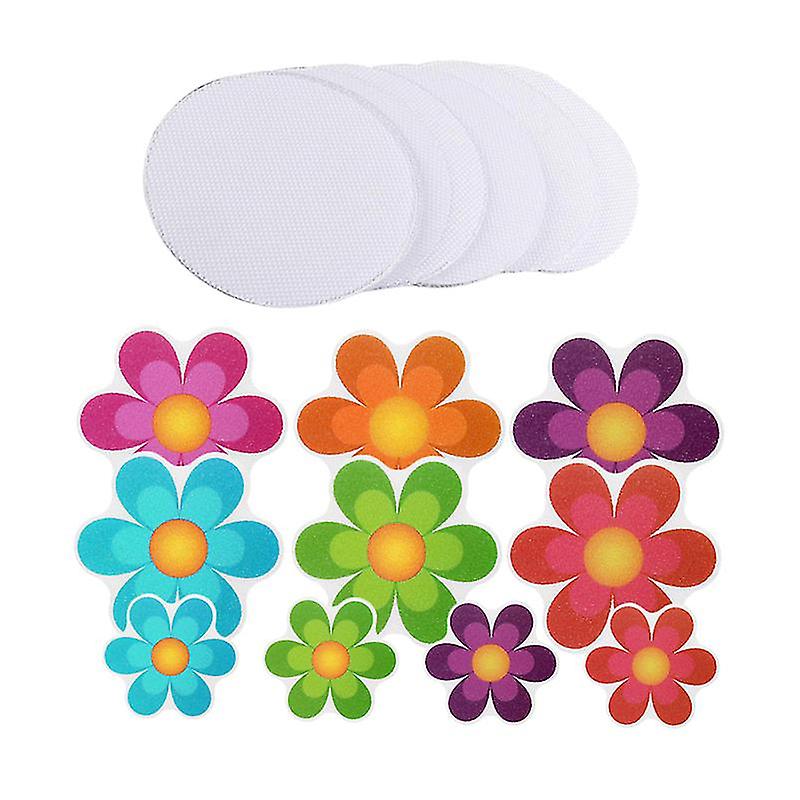 20pcs Flower Sticker For Bathroom