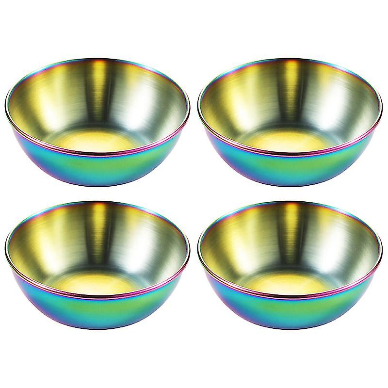 4pcs Stainless Steel Dip Serving Dish