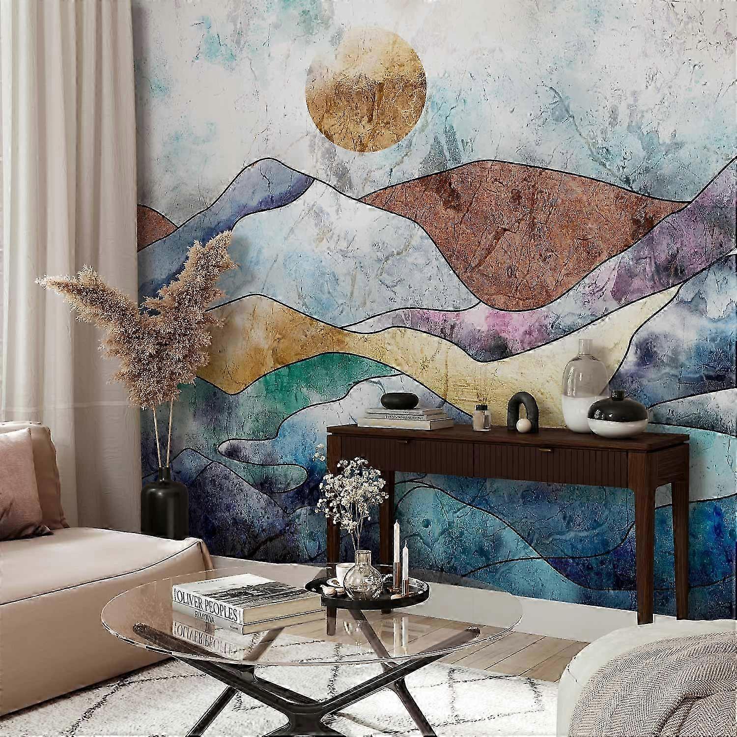 Itseliimautuva seinämaalaus - lasimaalaus