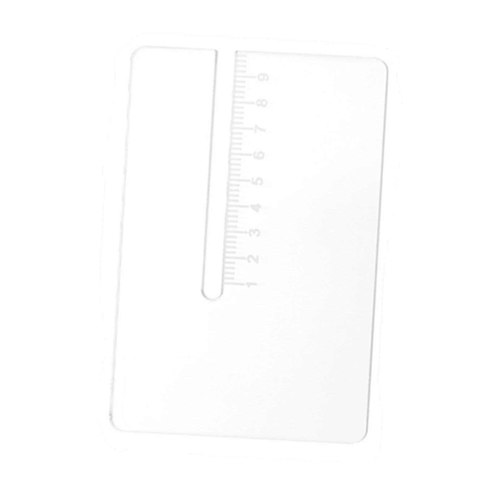 Leather Punching Ruler Thickened Positioning Ruler for Stitching Attachments